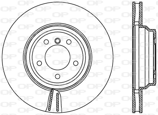 OPEN PARTS Тормозной диск BDR2398.20